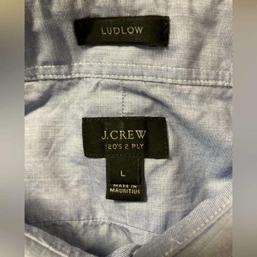 J. Crew Men’s Large Blue Ludlow‎ Button Down Shirt